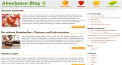 Desktop Screenshot of abnehmen-blog.net